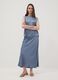 Grey stretch high-neck top_1
