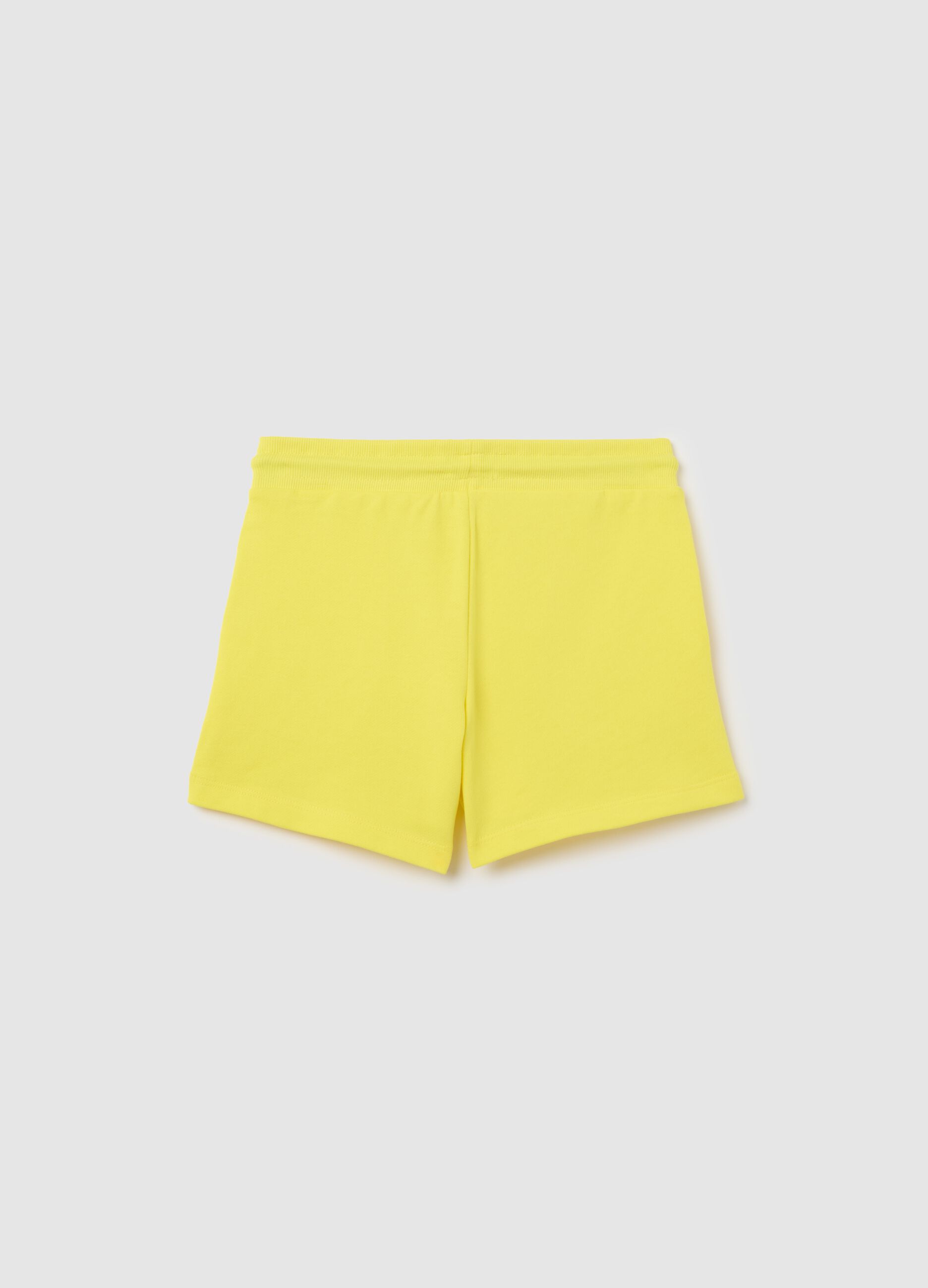 Yellow pure cotton shorts from OVS Kids
