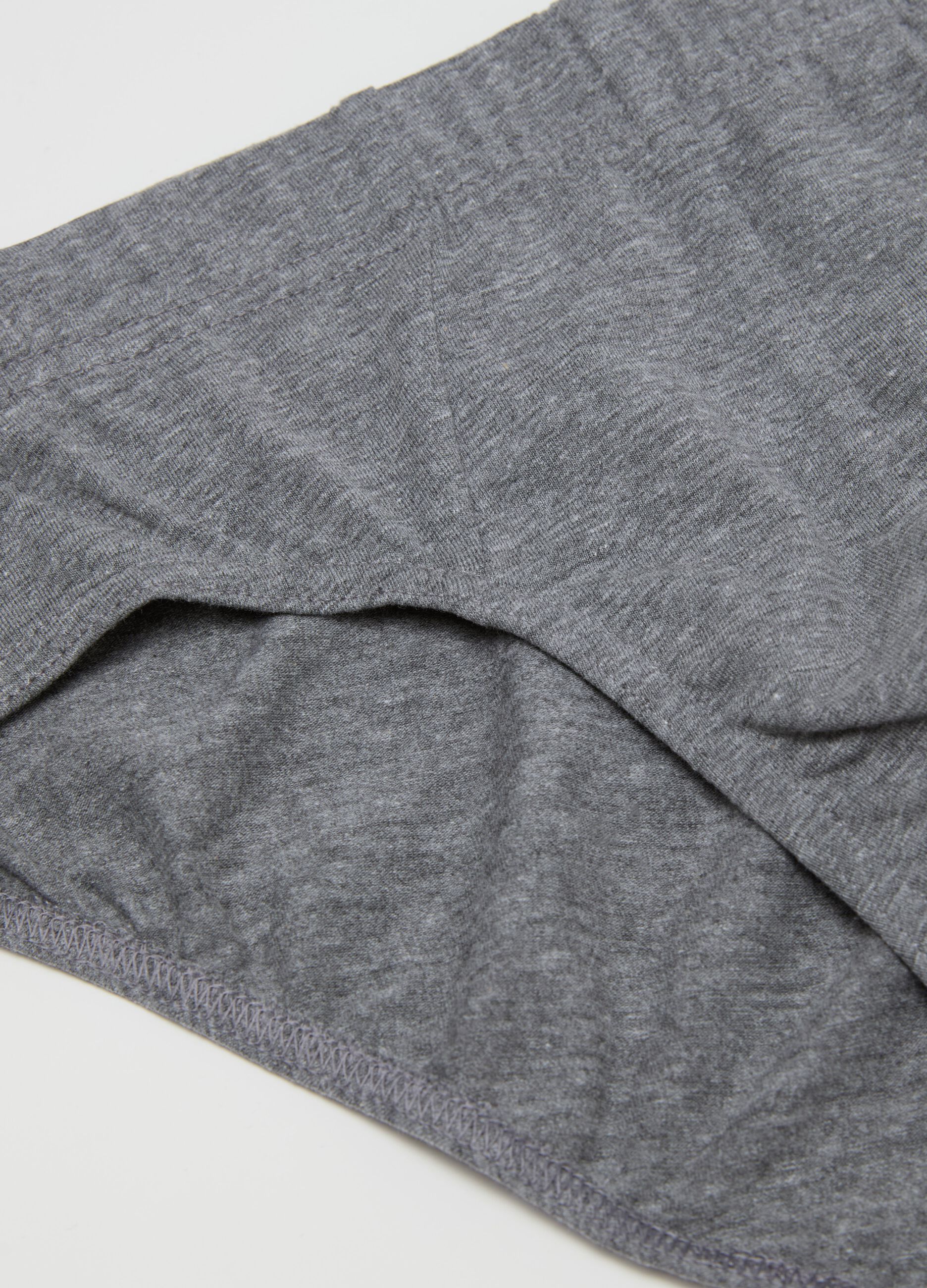 Briefs in stretch cotton