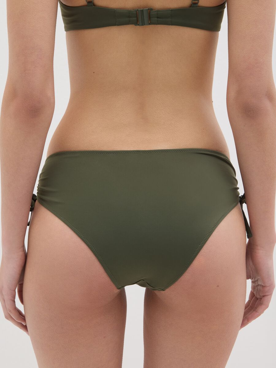 Women’s high-rise green bikini briefs in stretch microfibre_3