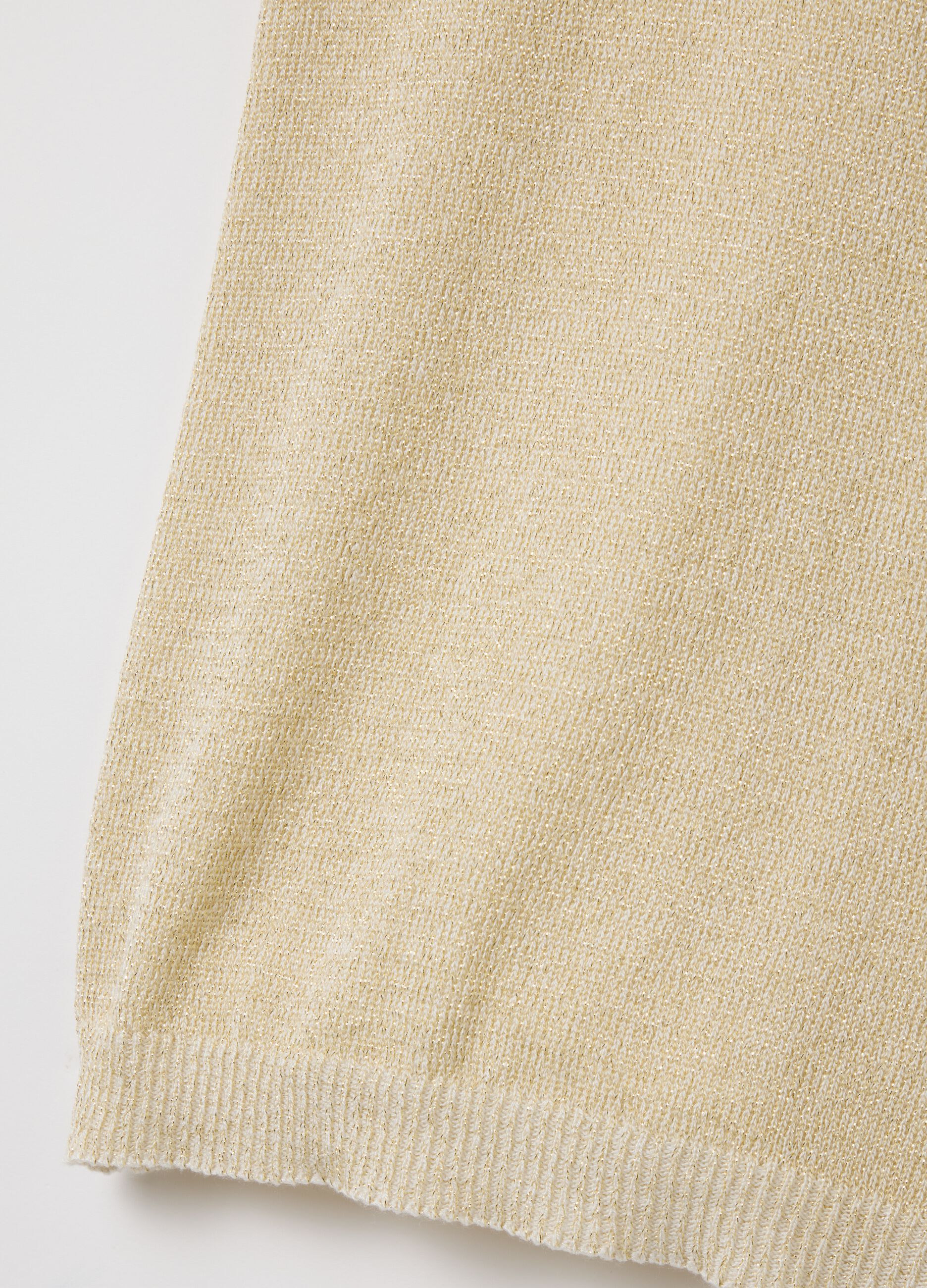 Gold regular fit women's viscose blend top