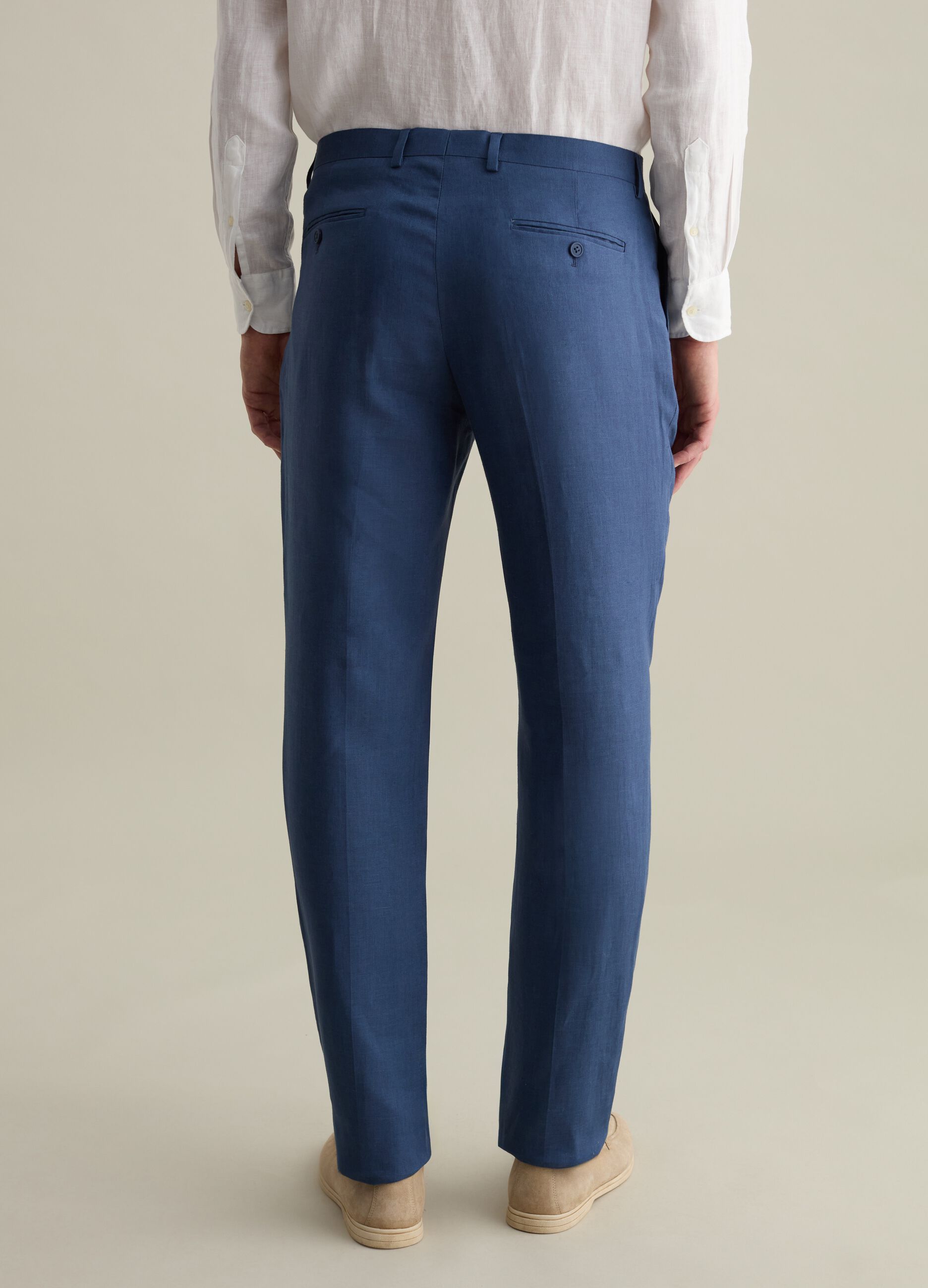 Pantaloni regular fit in lino Contemporary