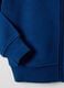 Children's regular fit blue full-zip pure cotton sweatshirt_3