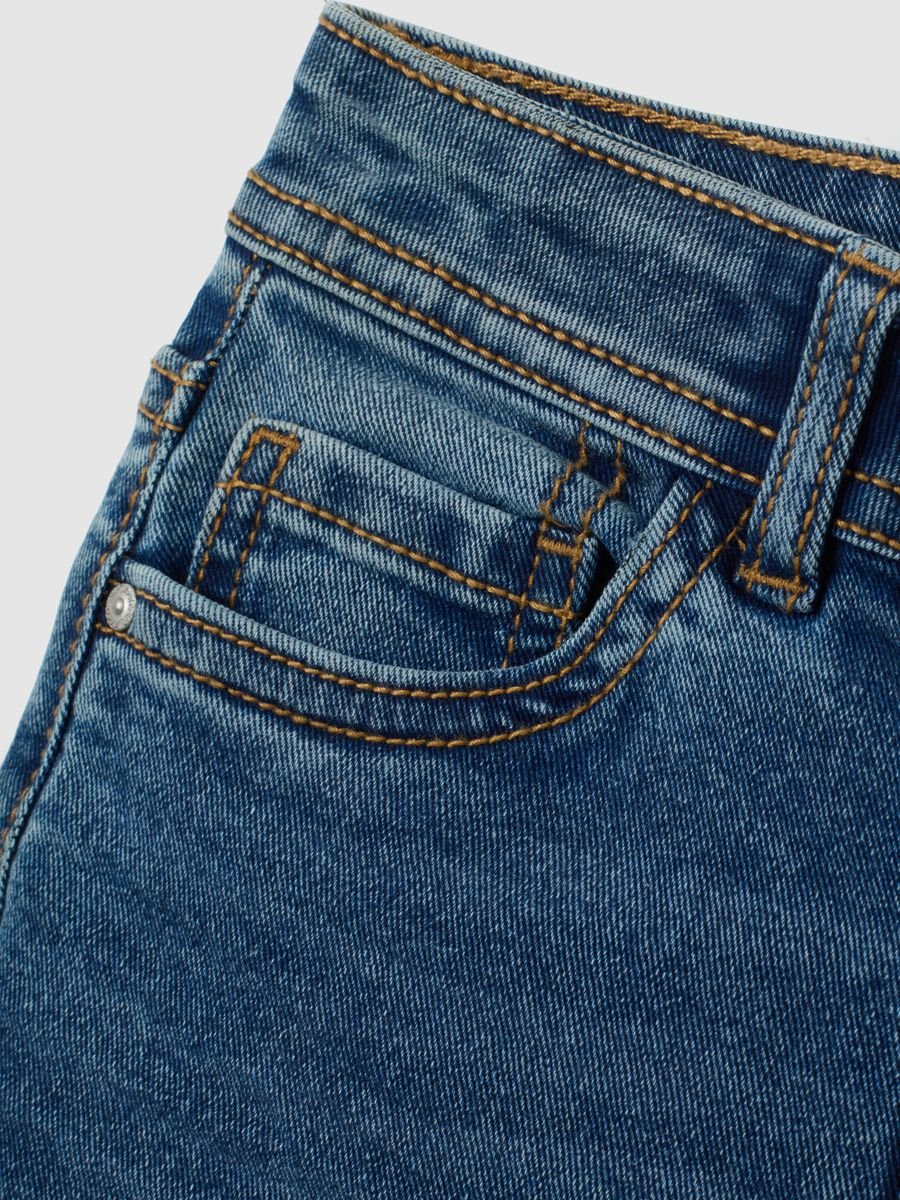 Children's regular fit blue denim jeans_3