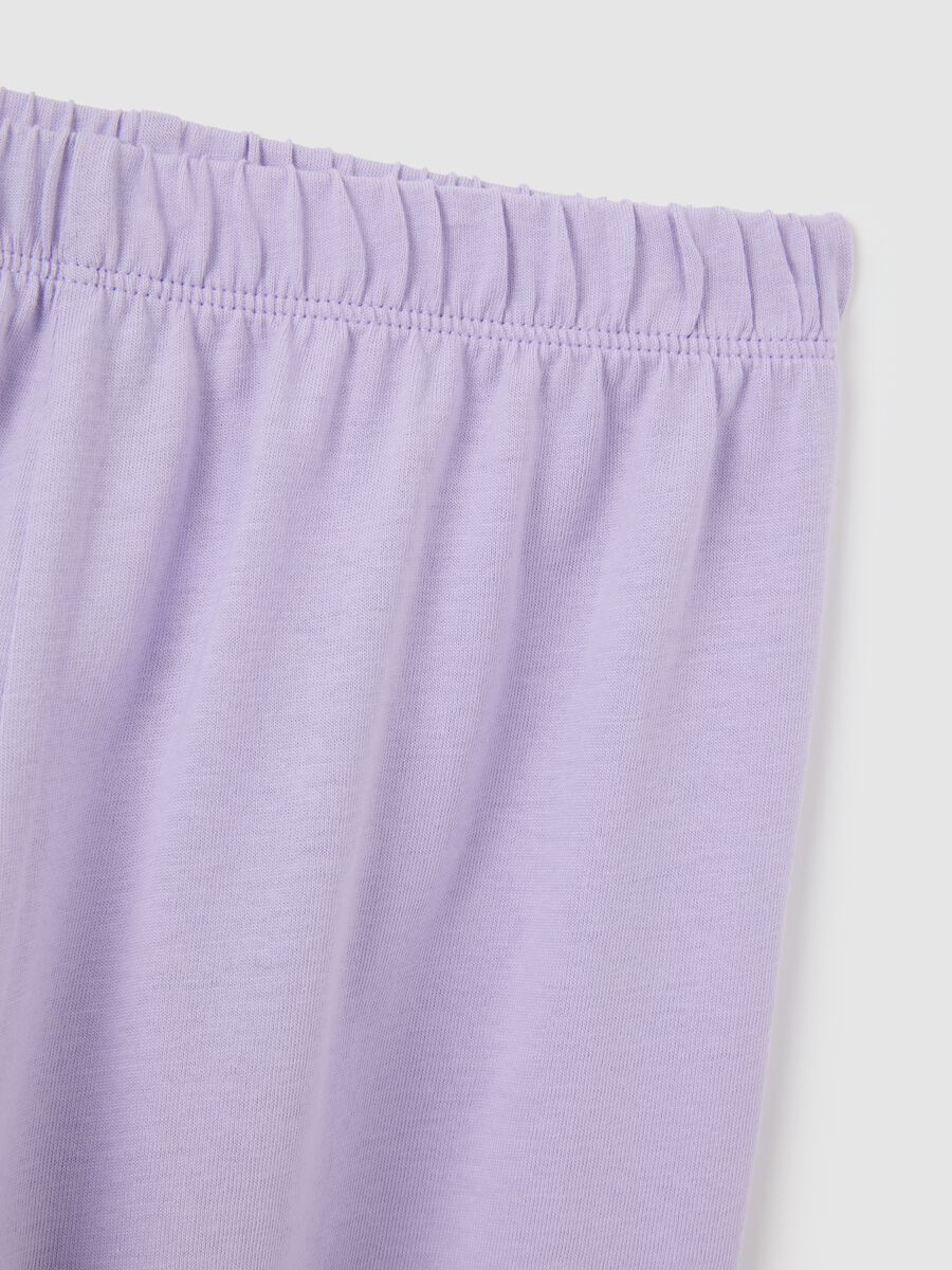 Girls' pyjamas in pure multicoloured cotton_2