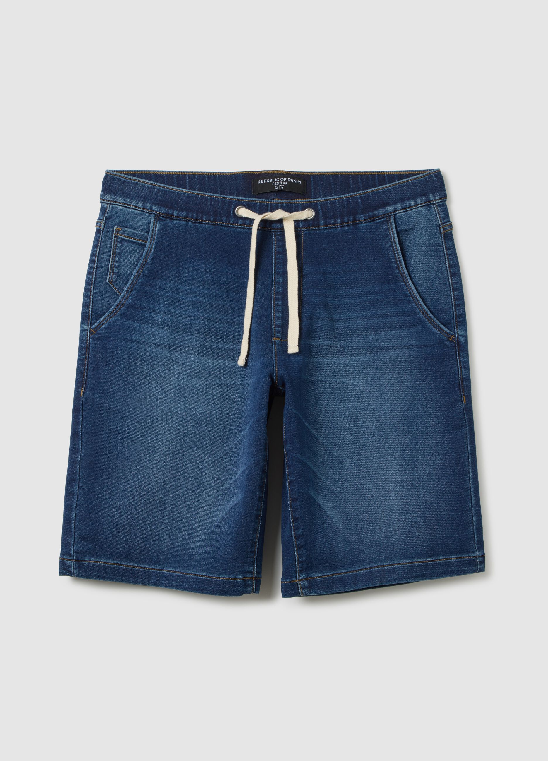 Bermuda da uomo in denim regular fit