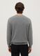 Grey crew neck pure cotton jumper in regular fit_2