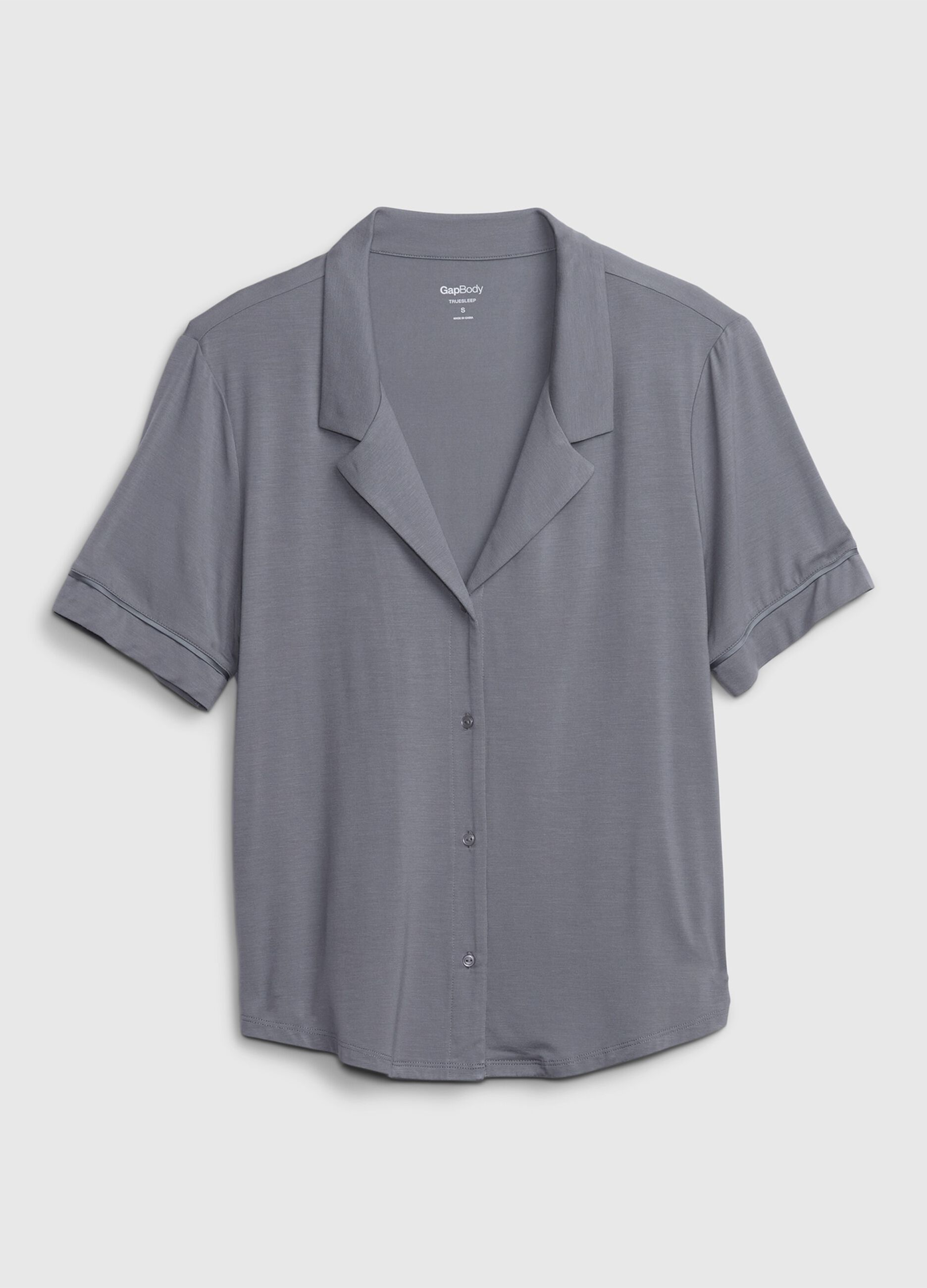 Top pigiama a camicia