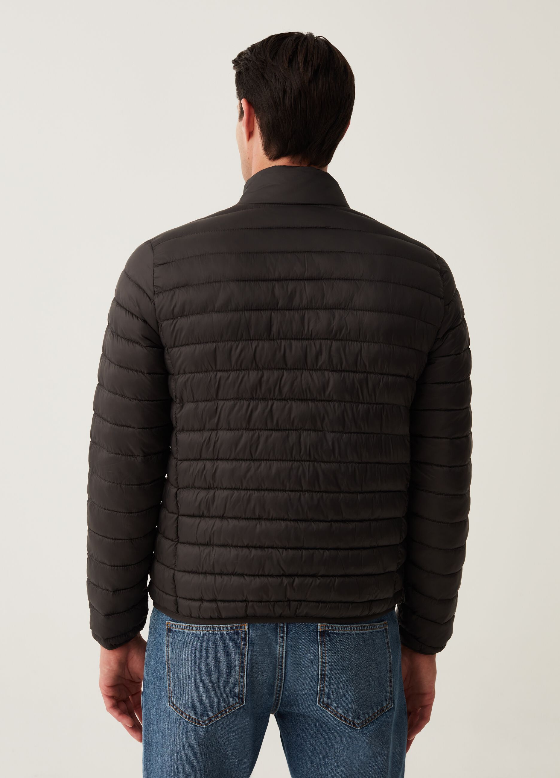 Piumino ultralight a collo alto_2