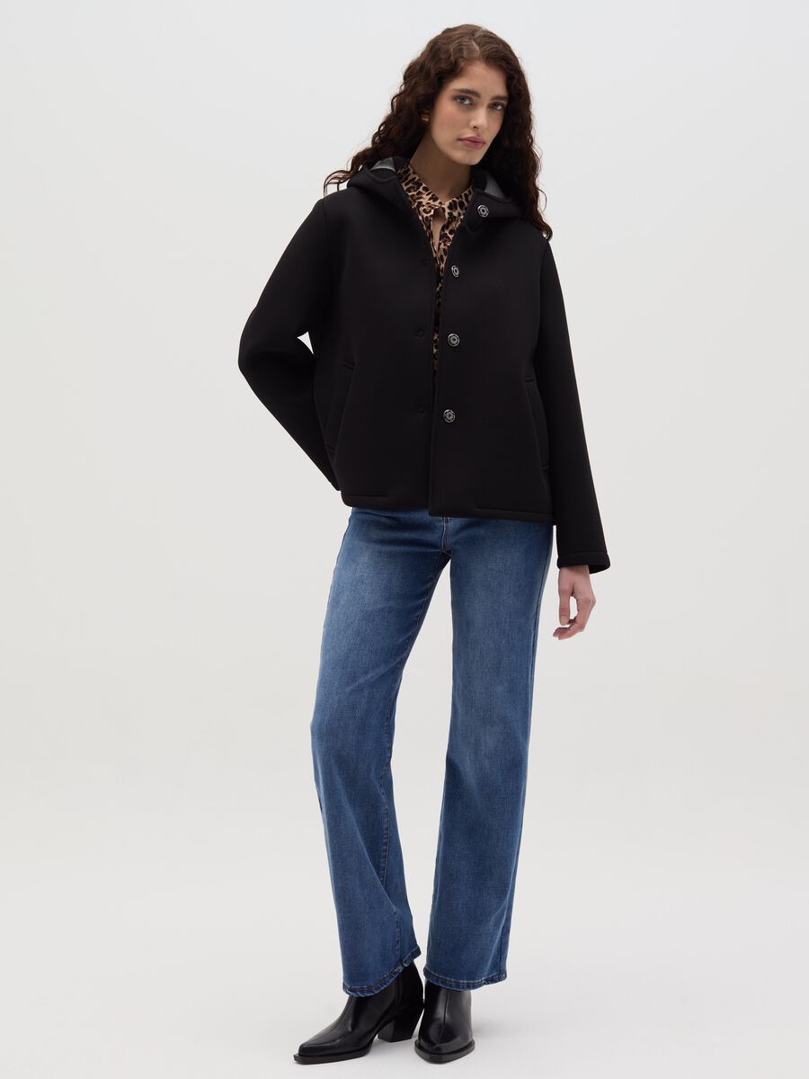 Short jacket with hood_1