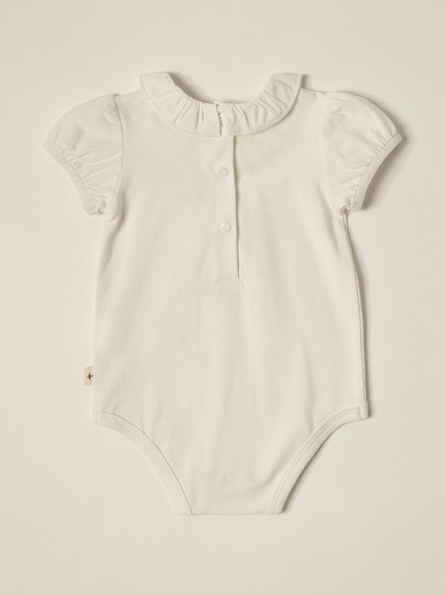 IANA newborn girl stretch cotton jersey bodysuit_1