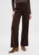 Brown Wide Leg Corduroy Trousers_1