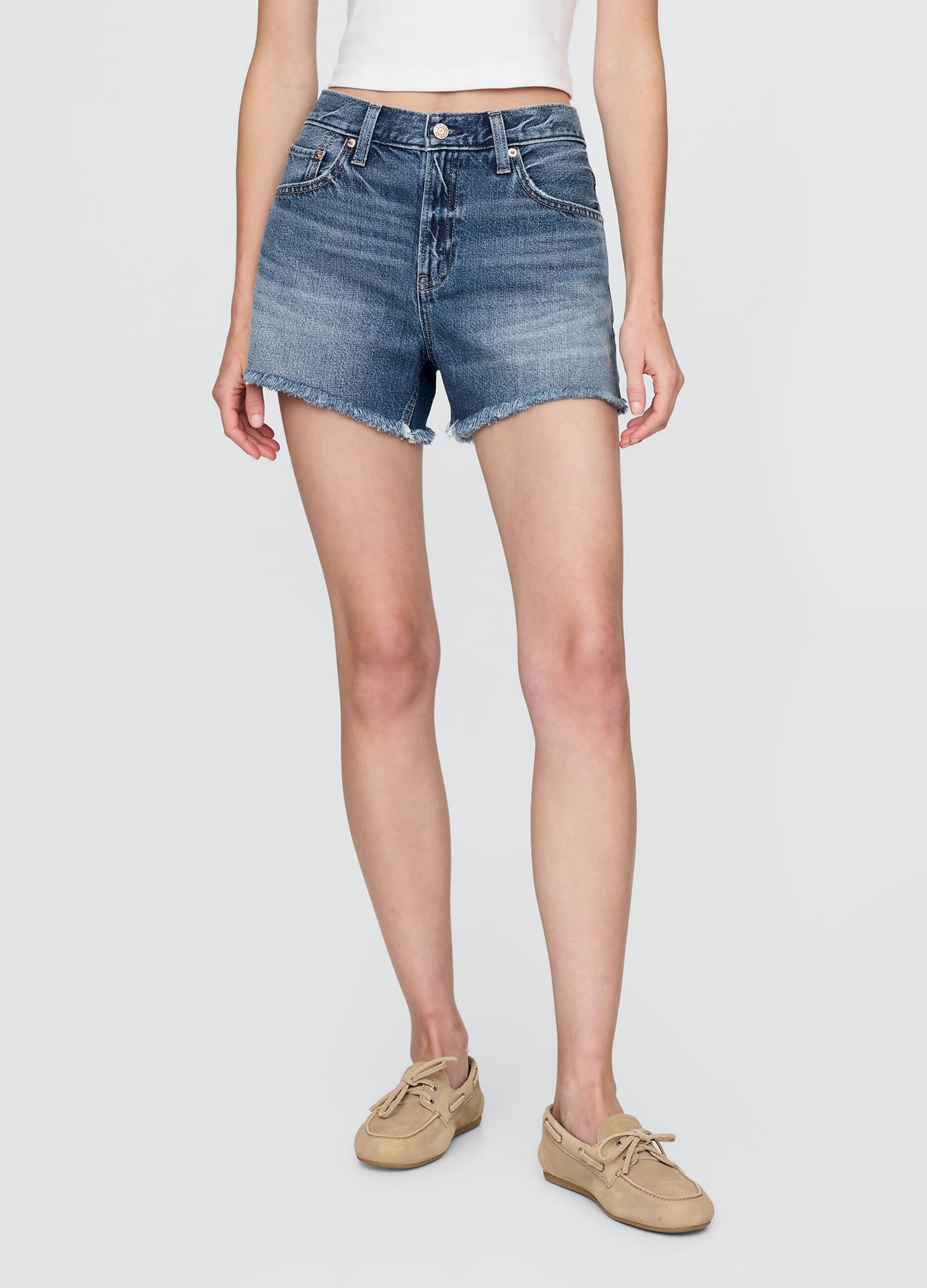 Blue Denim Shorts