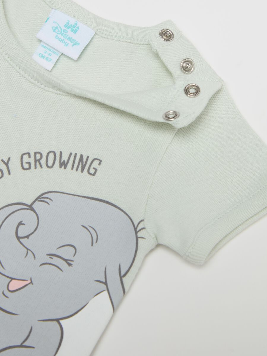 Two-pack short-sleeved bodysuits with Thumper and Dumbo_3