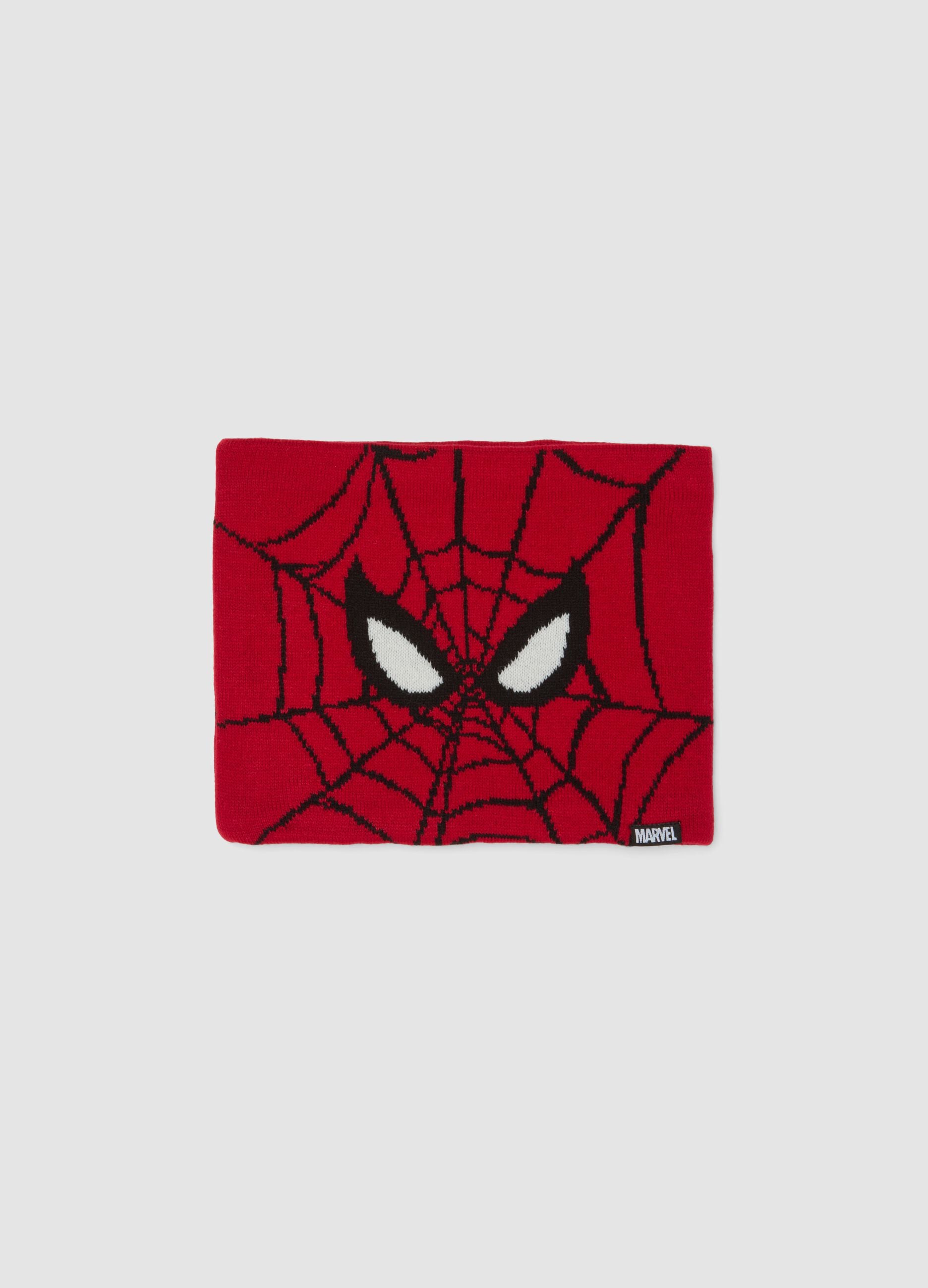 Red MARVEL Spider-Man Print Scarf