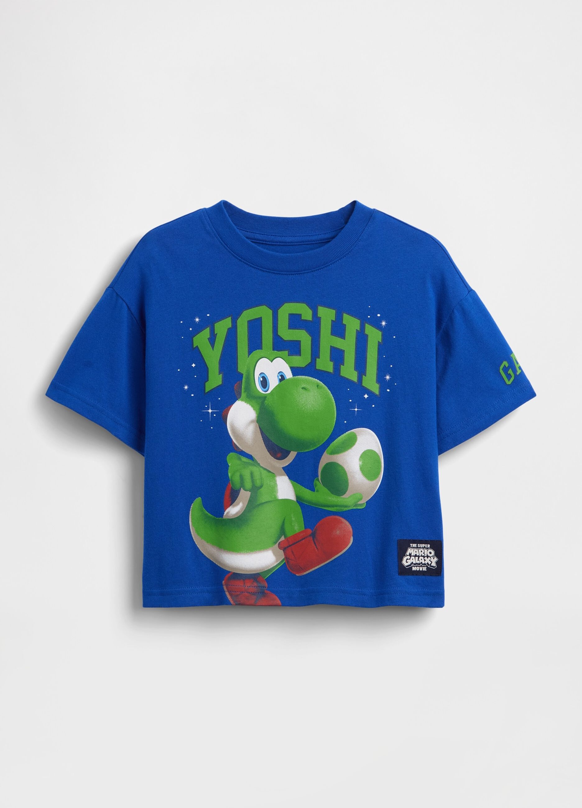Pure cotton short-sleeve T-shirt with graphic print