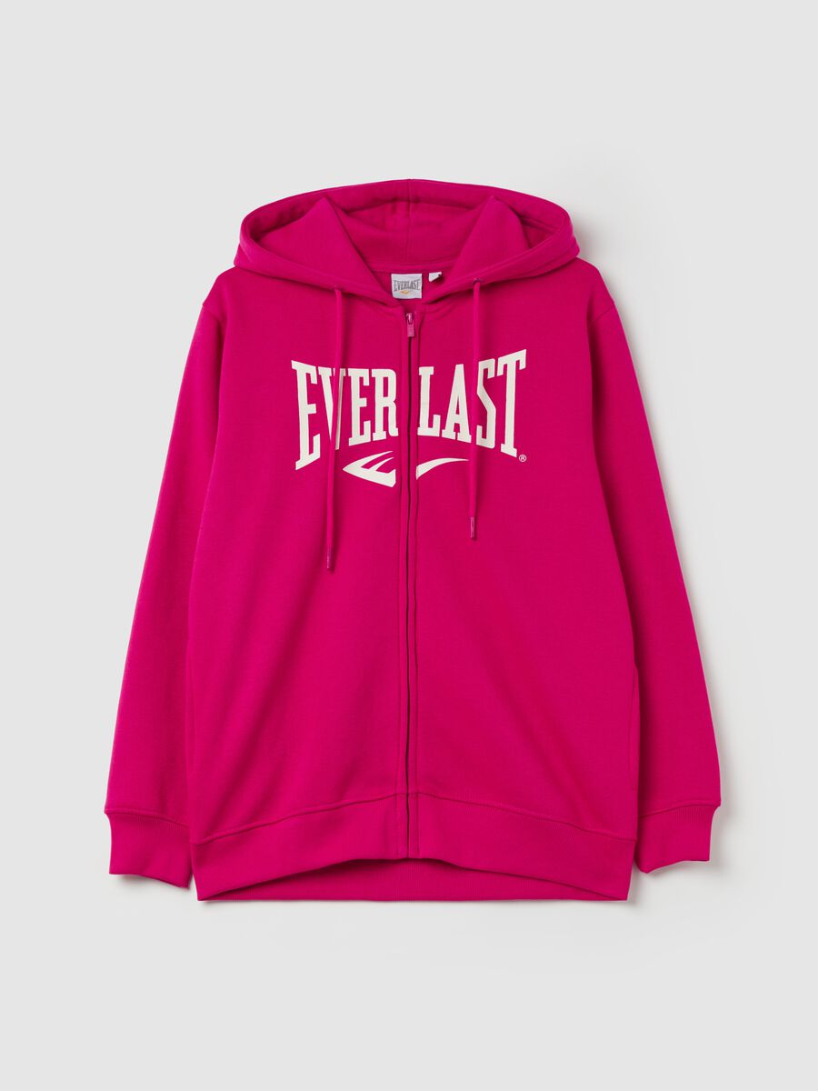 Sweatshirt with hood, zip and logo print_4