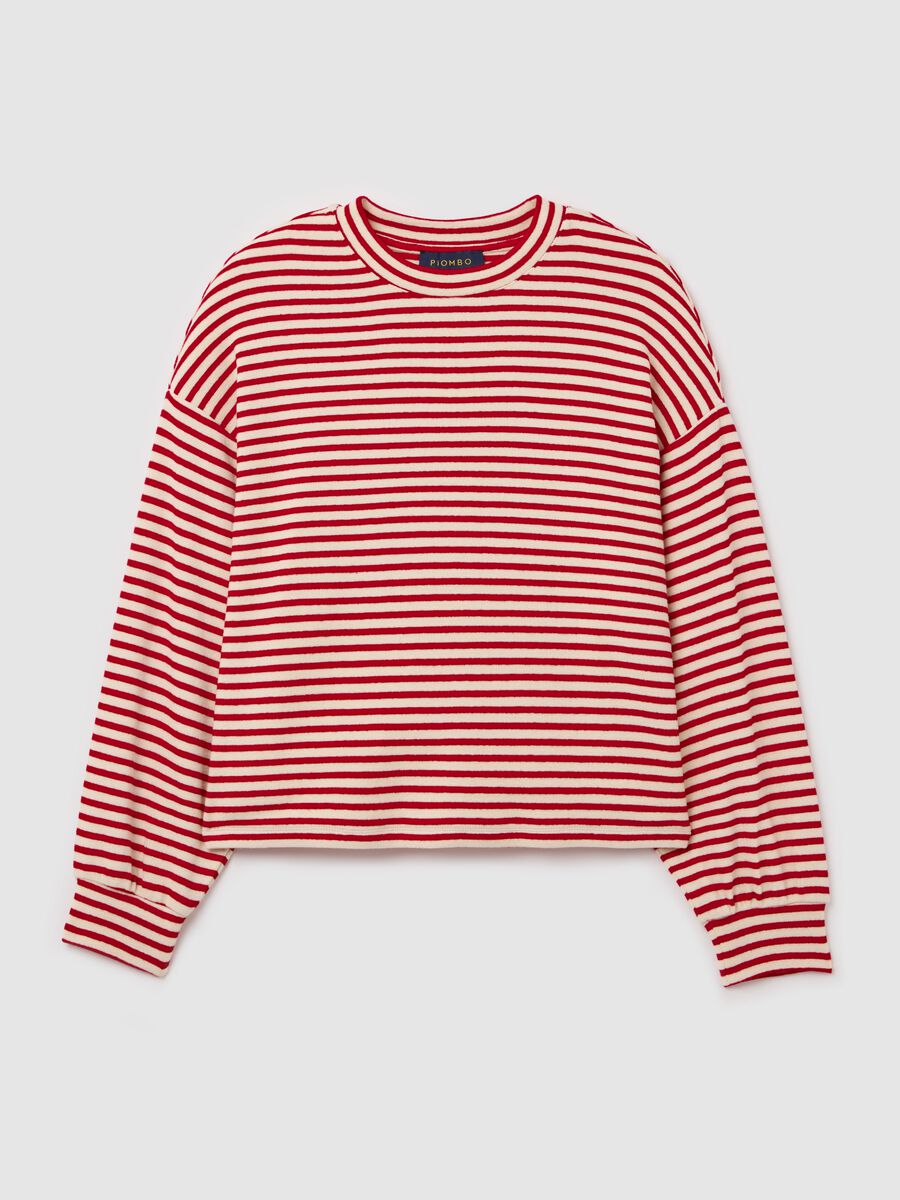 Sweatshirt with thin stripes_4