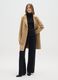 Beige Regular Fit Coat with Buttons_0