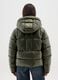 The Iconic Puffer Green Hooded Jacket_3