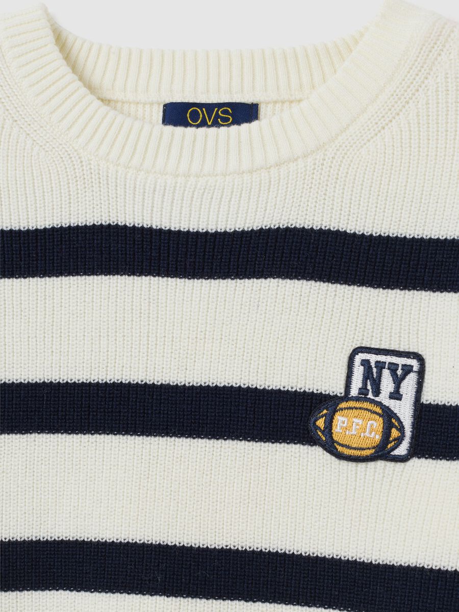 Children's regular fit multicolour pure cotton jumper_2