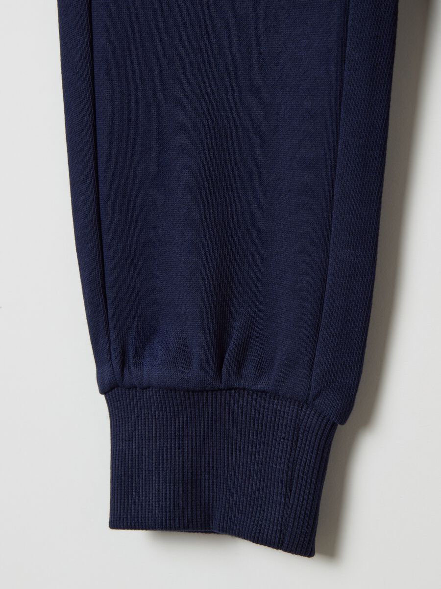 Cotton joggers with drawstring_3