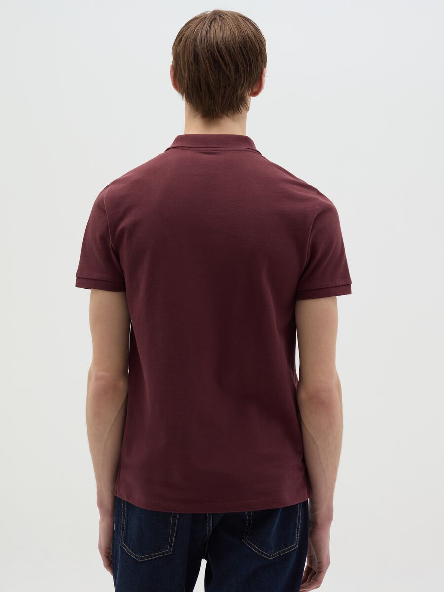Polo shirt in organic cotton piquet_3