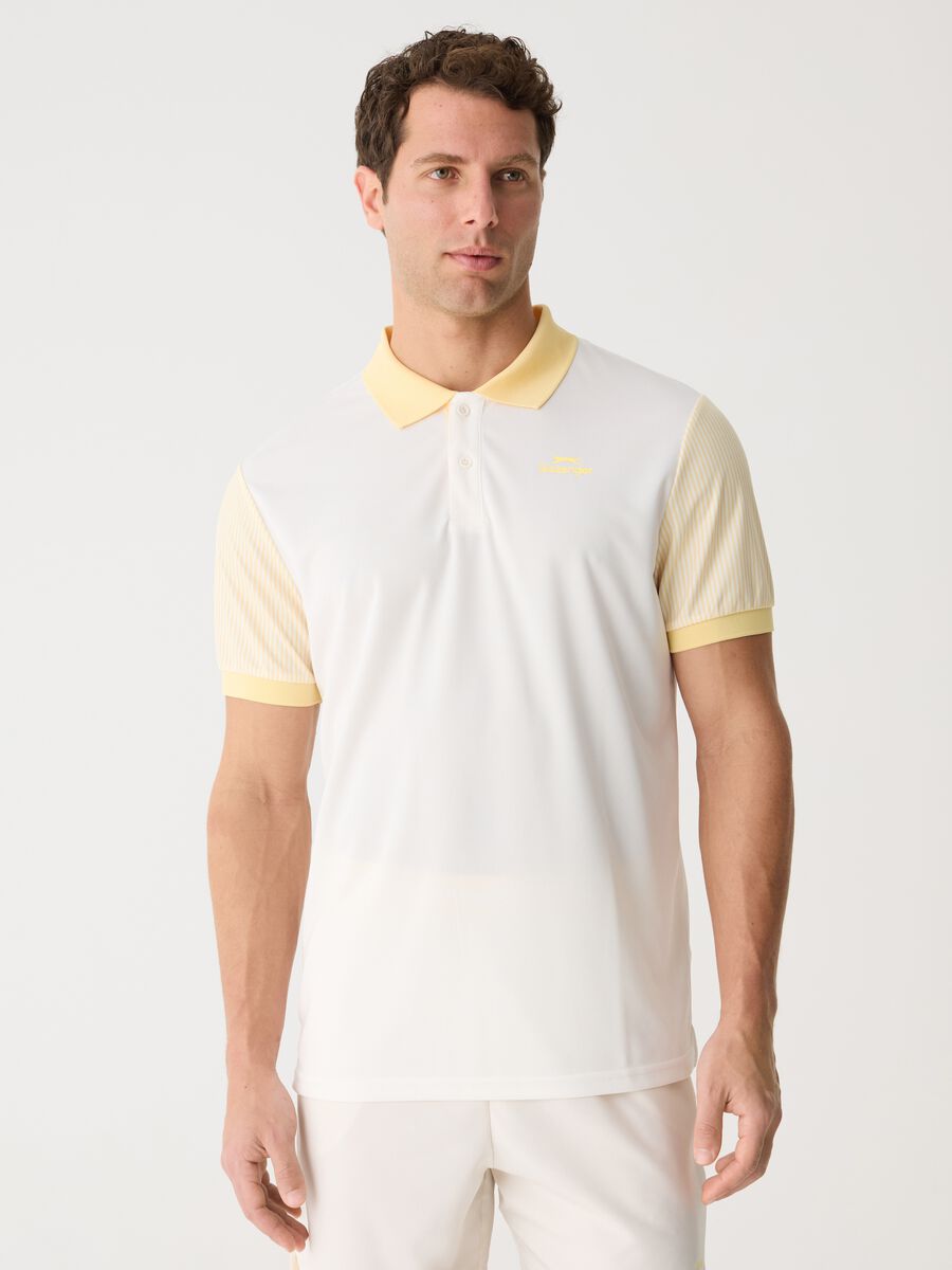 SLAZENGER polo shirt in technical fabric_0