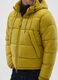 The Iconic Puffer yellow ochre jacket with removable hood_3