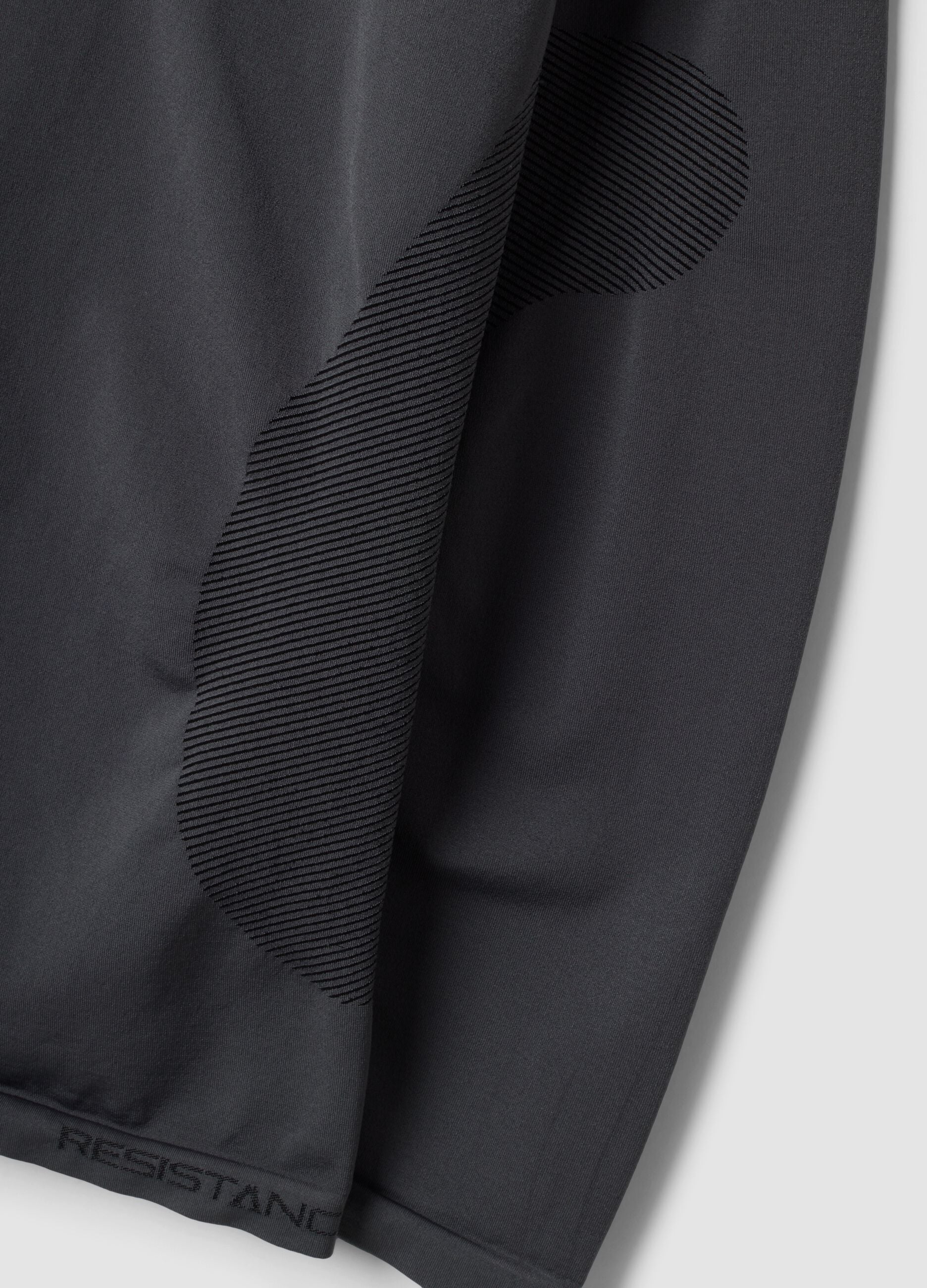 Grey thermal T-shirt in 2-way stretch fabric ALTAVIA RUNNING