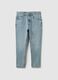 Pure Cotton Denim Carrot Fit Jeans_4