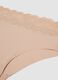 Beige stretch microfibre briefs with lace_6