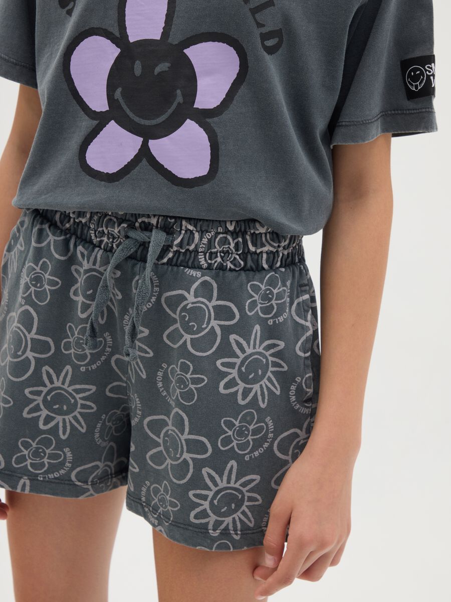 Completo da ragazze in puro cotone grigio regular fit_3