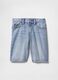 Denim shorts in a cotton and lyocell blend_3