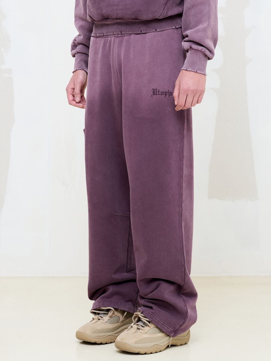Sweatpants Sunfaded Burgundy_2