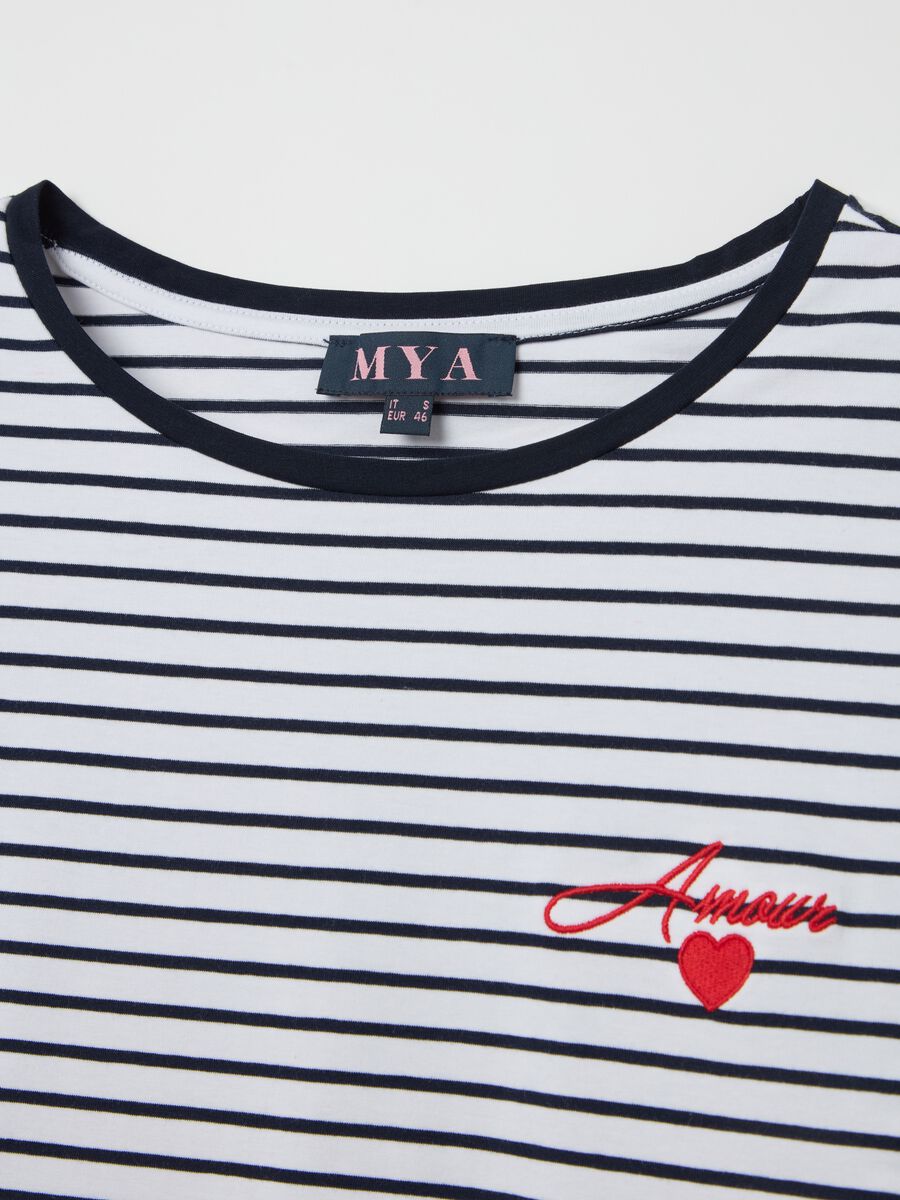 Curvy MYA stretch cotton T-shirt_5