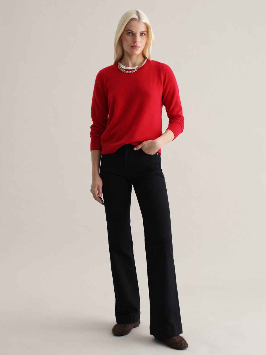 Cashmere pullover with round neck_1