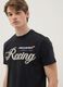 Black pure cotton regular fit t-shirt with McLaren print_3