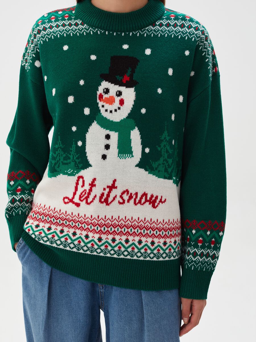 Christmas Jumper con pupazzo di neve_3