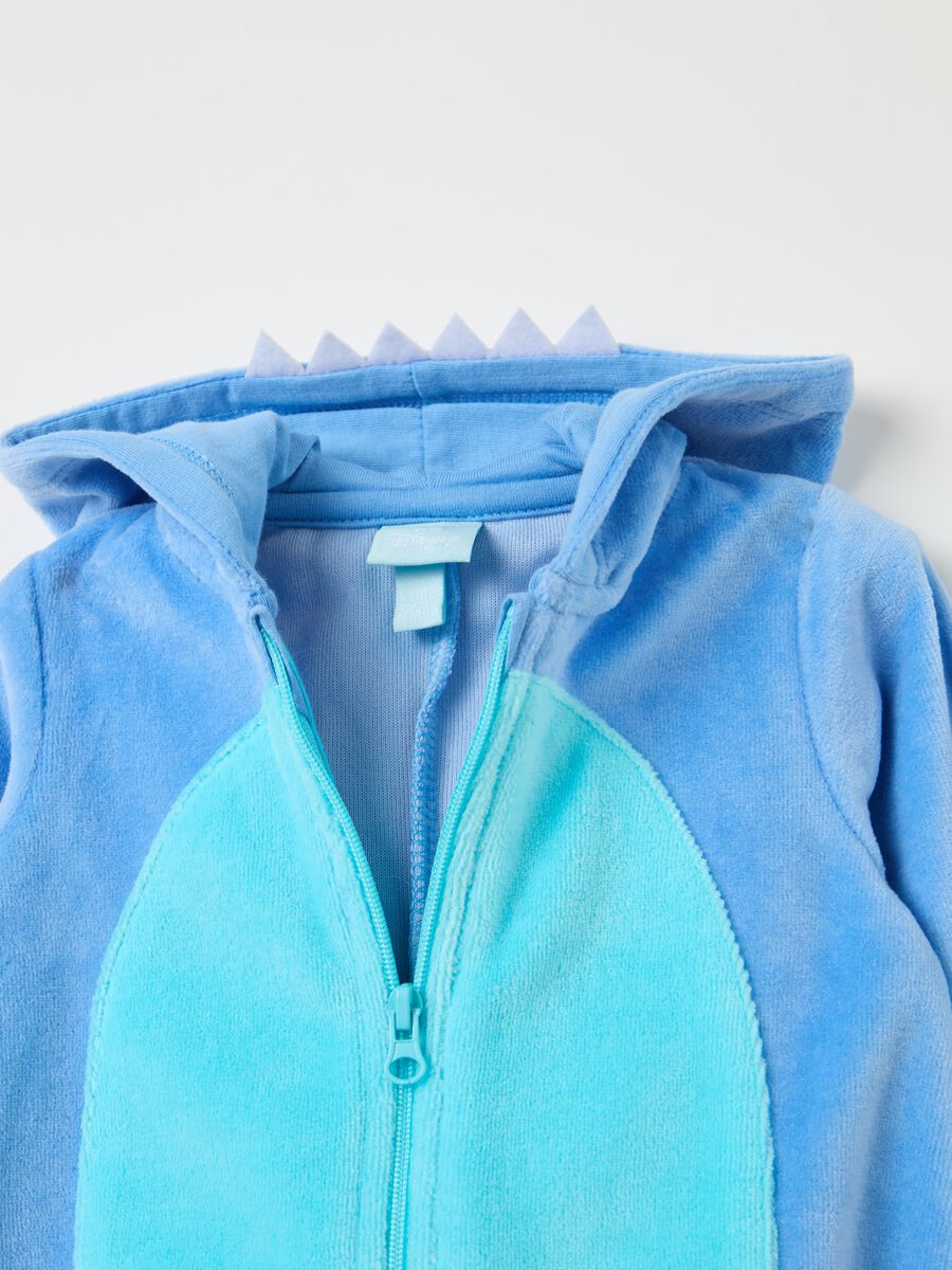 Tutina in velour con ricamo Stitch_3