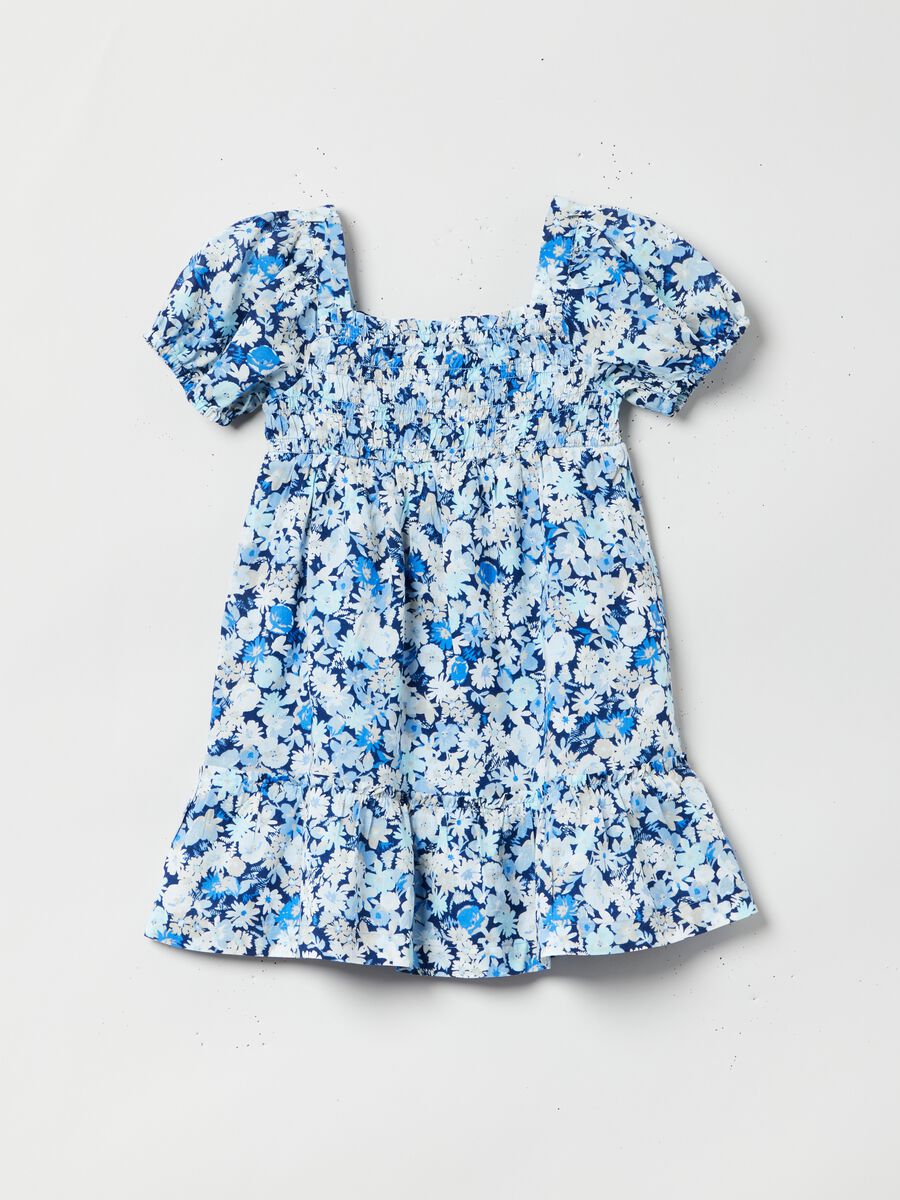 Dress with floral print._0