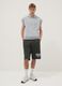 Grey cotton blend sleeveless hoodie regular fit_1