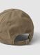 Beige pure cotton baseball cap_1