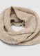 Beige stretch wool scarf_1