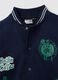 Kids' blue cotton blend sweatshirt, regular fit with Boston Celtics print_2