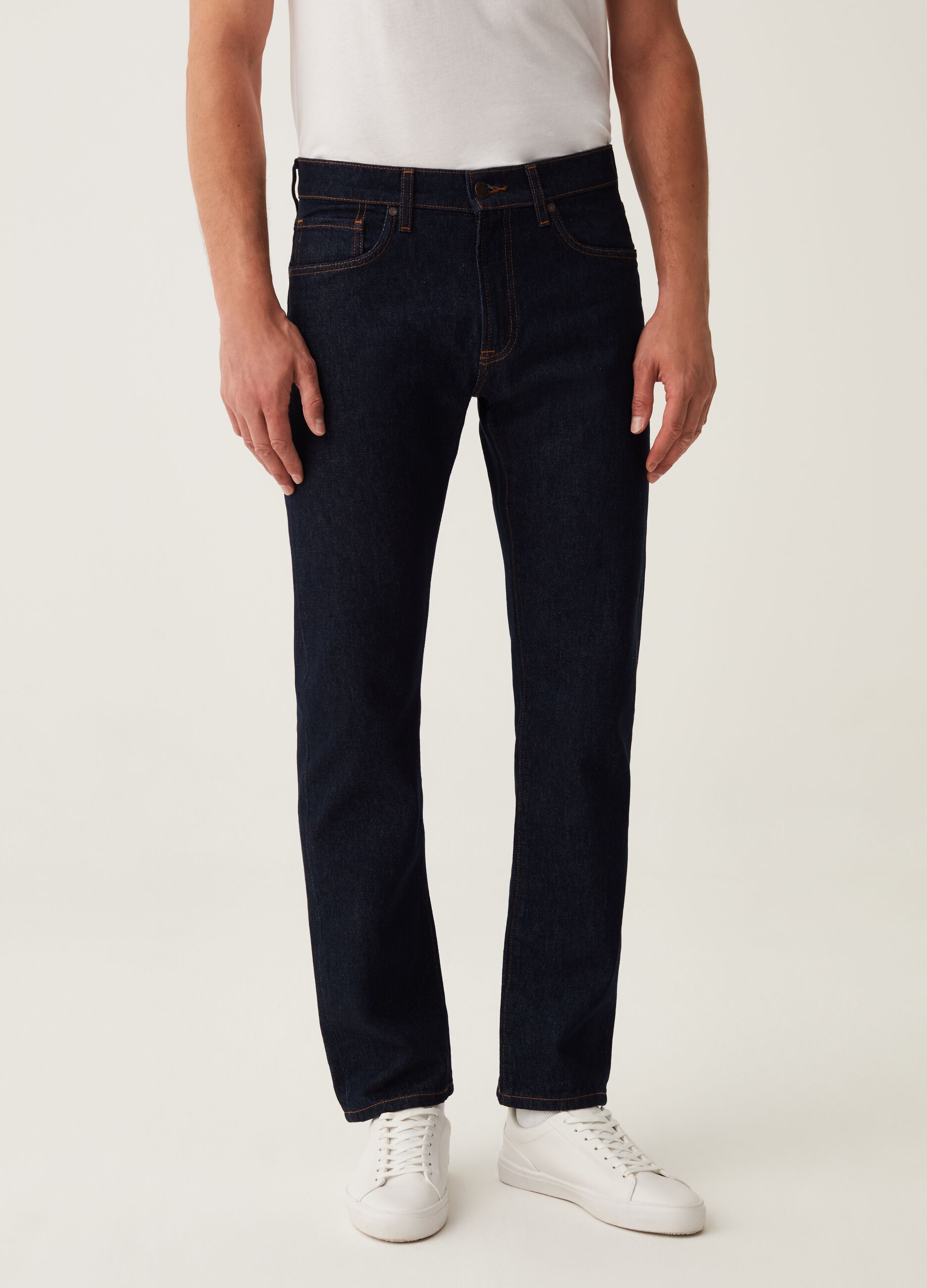 Jeans regular fit cinque tasche_1