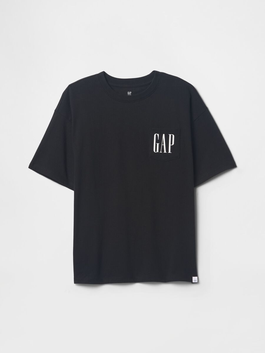 GAP Kids Black Short Sleeve T-shirt_0