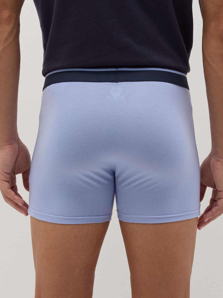 Three-pack midi boxer shorts with striped trim_2