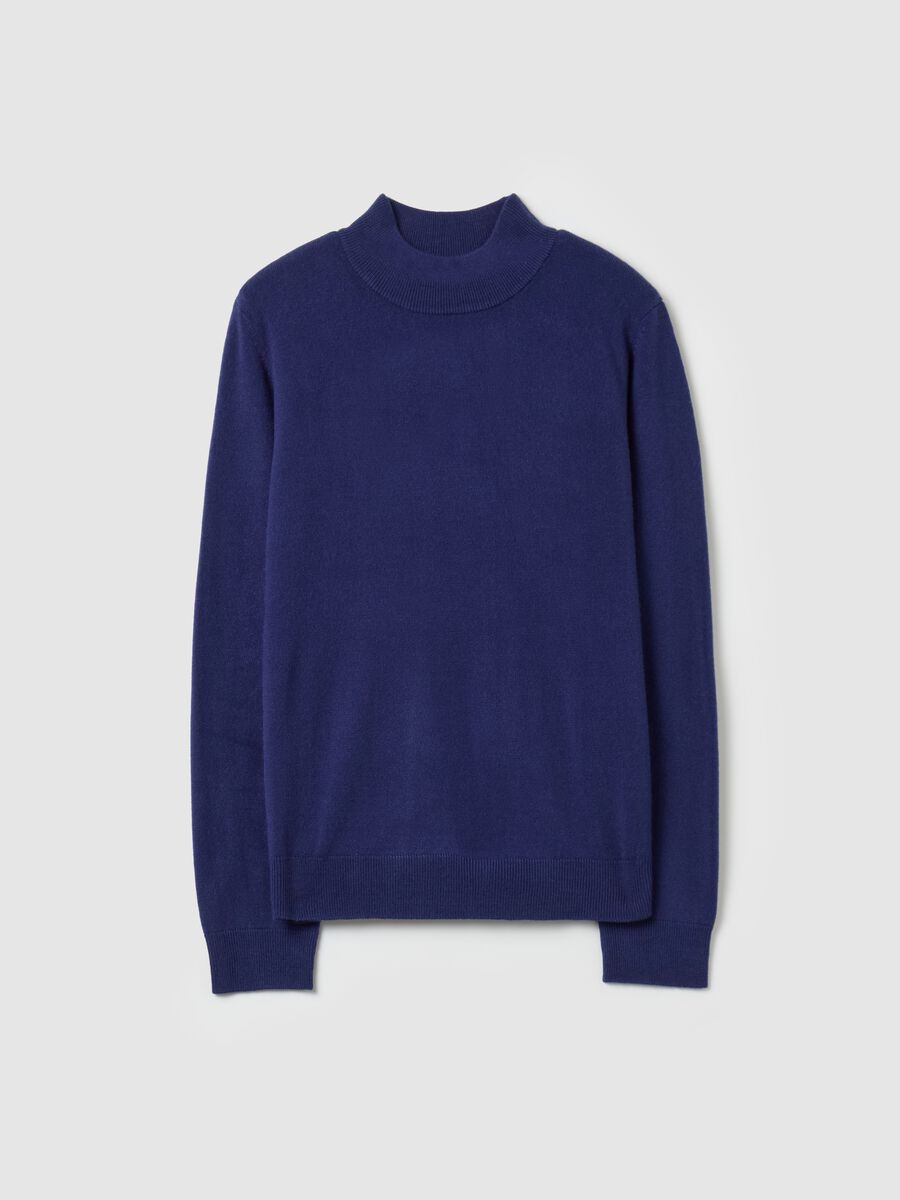 Pullover with mock neck_4