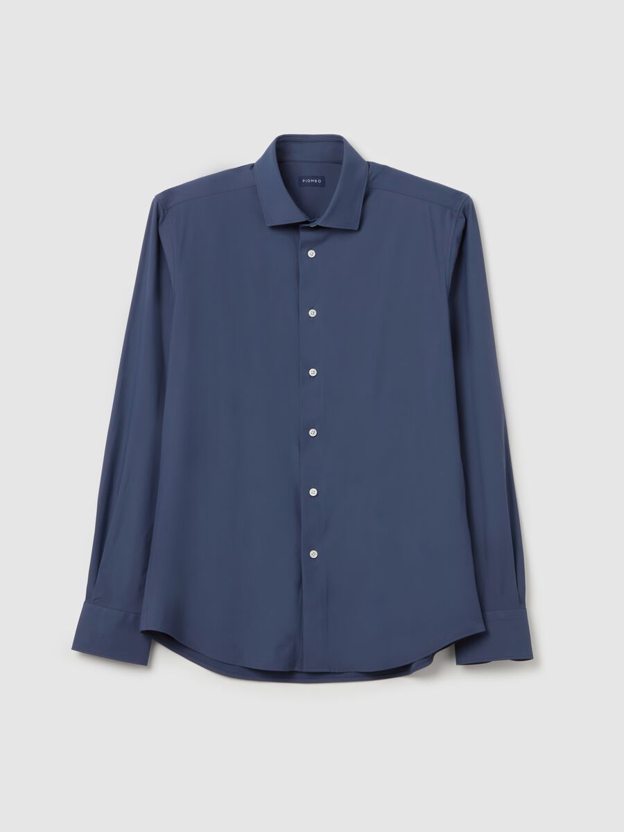 Regular-fit shirt in technical fabric_4